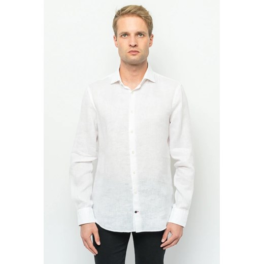 koszula męska  tommy hilfiger tt0tt06796 biały ze sklepu Royal Shop w kategorii Koszule męskie - zdjęcie 166432438