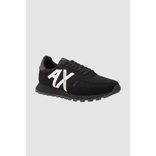 ARMANI EXCHANGE Czarne sneakersy, Wybierz rozmiar 42 ze sklepu outfit.pl w kategorii Buty sportowe męskie - zdjęcie 166434825