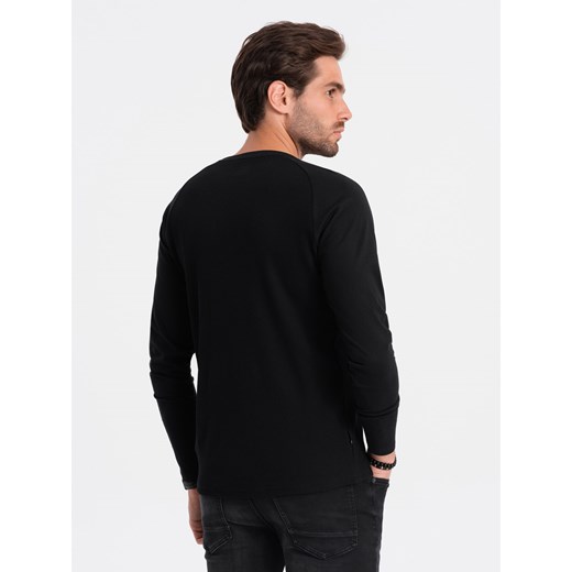 T-shirt męski Ombre z długim rękawem 