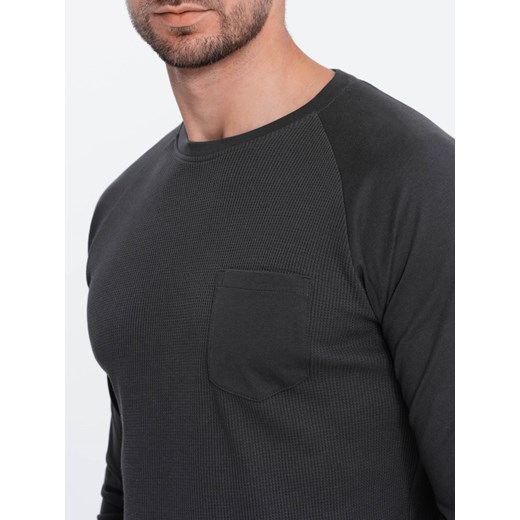 T-shirt męski Ombre z długim rękawem 