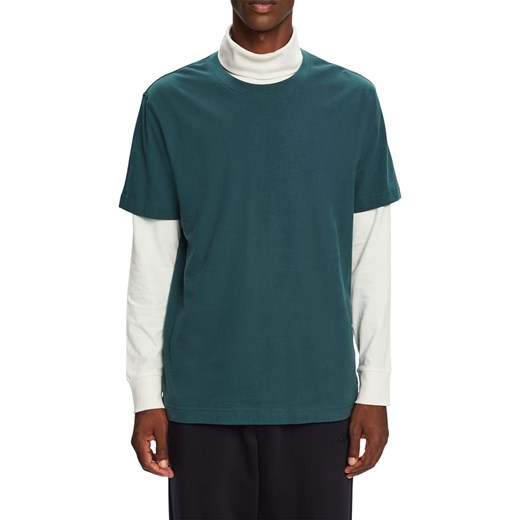 ESPRIT Koszulka w kolorze zielonym ze sklepu Limango Polska w kategorii T-shirty męskie - zdjęcie 166446958