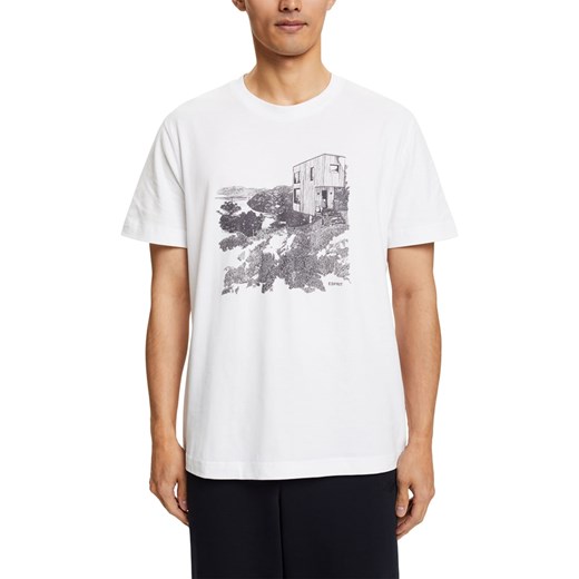 ESPRIT Koszulka w kolorze białym ze sklepu Limango Polska w kategorii T-shirty męskie - zdjęcie 166446978