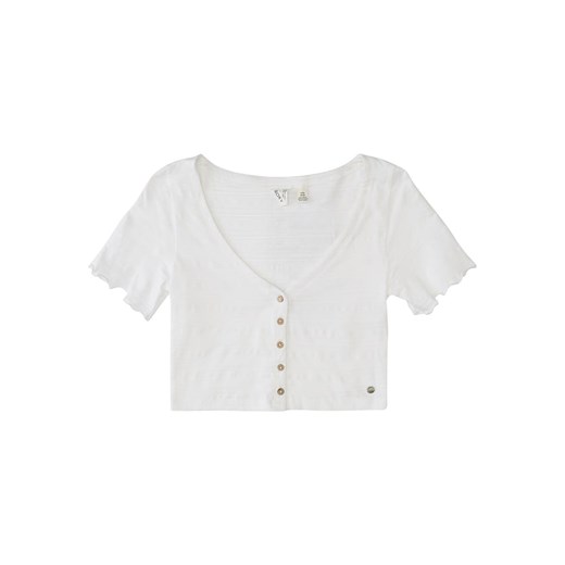 Roxy Koszulka w kolorze białym ze sklepu Limango Polska w kategorii Bluzki damskie - zdjęcie 166447086