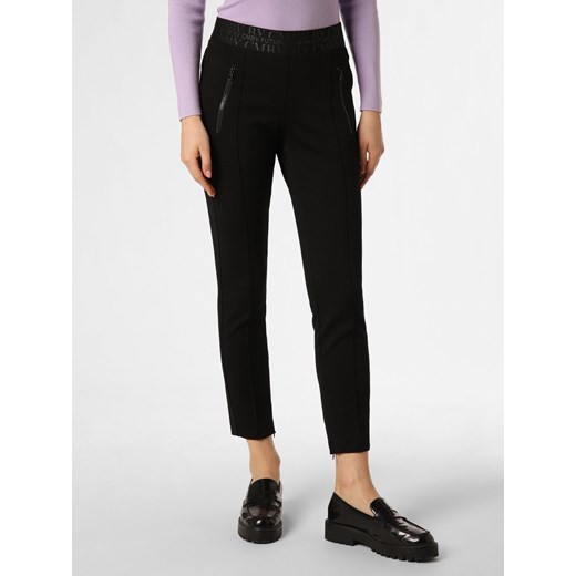 Cambio Spodnie Kobiety czarny wypukły wzór tkaniny ze sklepu vangraaf w kategorii Spodnie damskie - zdjęcie 166447559