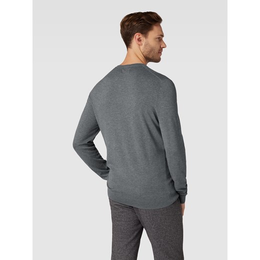 Sweter z dzianiny z mieszanki wiskozy z okrągłym dekoltem XL Peek&Cloppenburg