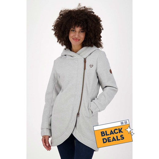 alife and kickin Płaszcz przejściowy w kolorze jasnoszarym Alife And Kickin L Limango Polska wyprzedaż