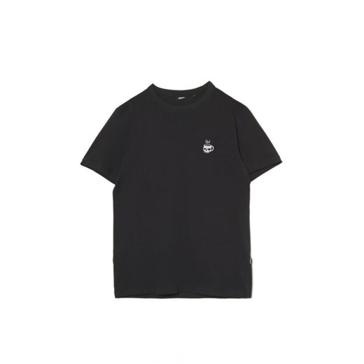 Cropp - Czarna koszulka z haftem - czarny ze sklepu Cropp w kategorii T-shirty męskie - zdjęcie 166455916