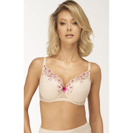 Figi damskie z wysokim stanem Vivian, Kolor beżowo-różowy, Rozmiar S, Unikat ze sklepu Intymna w kategorii Majtki damskie - zdjęcie 166456758