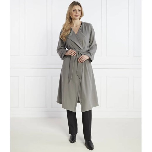 Emporio Armani Wełniany płaszcz | z dodatkiem kaszmiru ze sklepu Gomez Fashion Store w kategorii Płaszcze damskie - zdjęcie 166456889