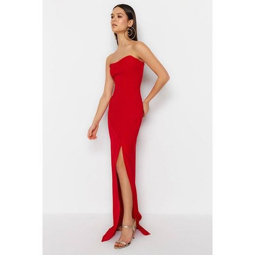 trendyol Sukienka w kolorze czerwonym ze sklepu Limango Polska w kategorii Sukienki - zdjęcie 166458308