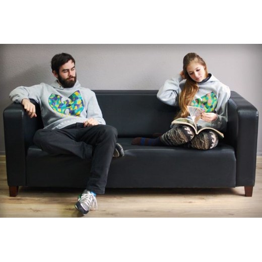 Wu-Tang 4 girls- ręcznie malowana bluza mybaze-com czarny bluza
