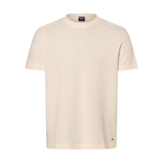 JOOP! T-shirt męski Mężczyźni Bawełna écru jednolity ze sklepu vangraaf w kategorii T-shirty męskie - zdjęcie 166465355