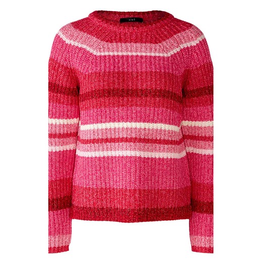 Oui Sweter w kolorze różowo-czerwonym 40 wyprzedaż Limango Polska