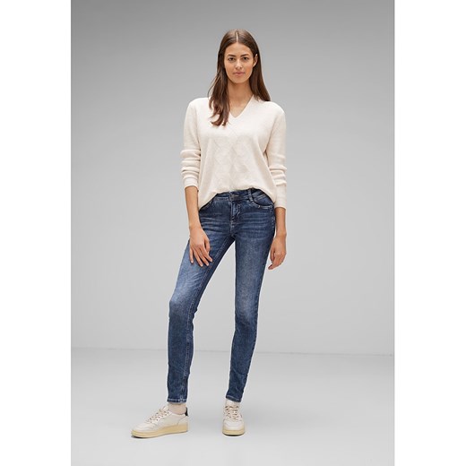 Street One Dżinsy - Skinny fit - w kolorze granatowym Street One W29/L30 wyprzedaż Limango Polska