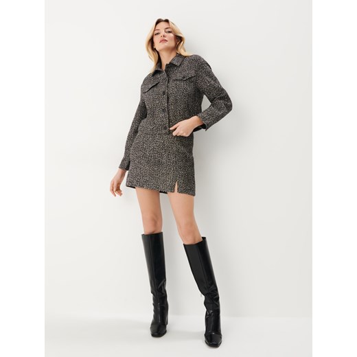 Mohito - Tweedowa kurtka - Szary Mohito 38 Mohito