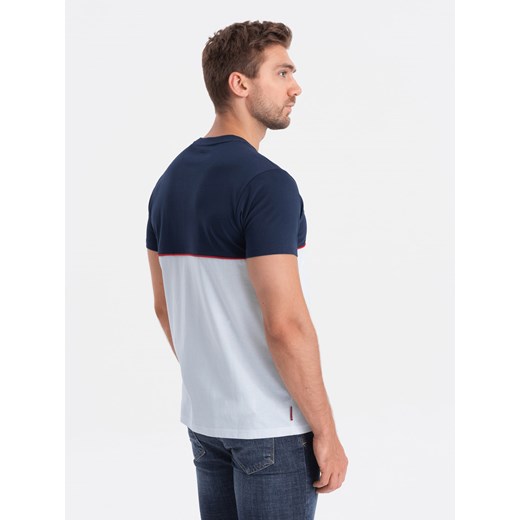 T-shirt męski Ombre z krótkim rękawem