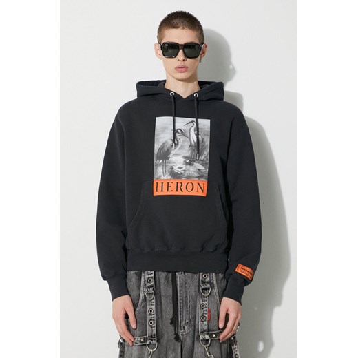 Heron Preston bluza bawełniana Nf Heron Bw Hoodie męska kolor szary z kapturem z Heron Preston XL PRM