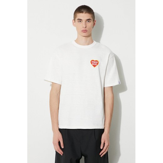 Human Made t-shirt bawełniany Graphic męski kolor biały z nadrukiem HM26TE011 ze sklepu PRM w kategorii T-shirty męskie - zdjęcie 166480515