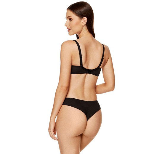 Biustonosz usztywniany czarny Zara B4, Kolor czarny, Rozmiar 80F, Gorteks ze sklepu Intymna w kategorii Biustonosze - zdjęcie 166480595