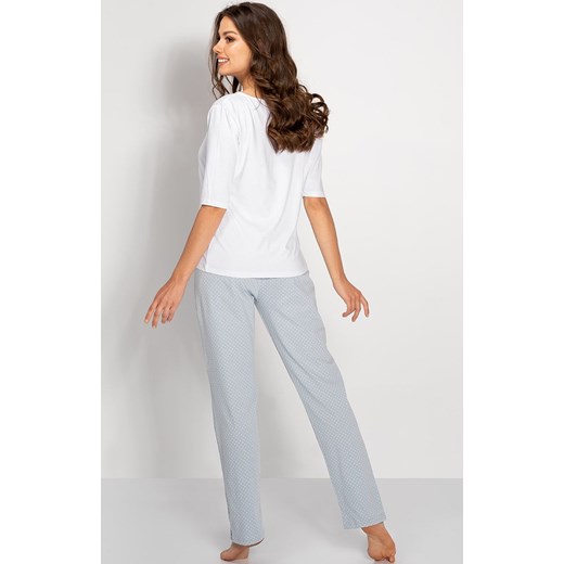 Piżama damska Candice, Kolor niebieski, Rozmiar M, Momenti per me ze sklepu Intymna w kategorii Piżamy damskie - zdjęcie 166480626