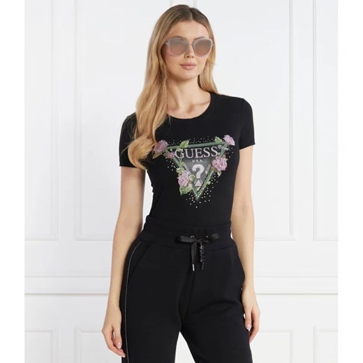 GUESS T-shirt | Regular Fit ze sklepu Gomez Fashion Store w kategorii Bluzki damskie - zdjęcie 166481308