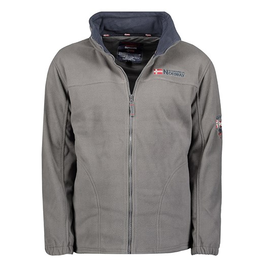 Geographical Norway Kurtka polarowa &quot;Tamazonie&quot; w kolorze ciemnoszarym ze sklepu Limango Polska w kategorii Bluzy męskie - zdjęcie 166483559