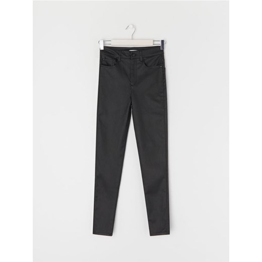 Sinsay - Spodnie z imitacji skóry - czarny ze sklepu Sinsay w kategorii Spodnie damskie - zdjęcie 166484446