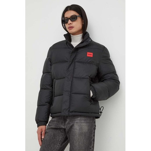 HUGO kurtka męska kolor czarny zimowa ze sklepu ANSWEAR.com w kategorii Kurtki męskie - zdjęcie 166485266