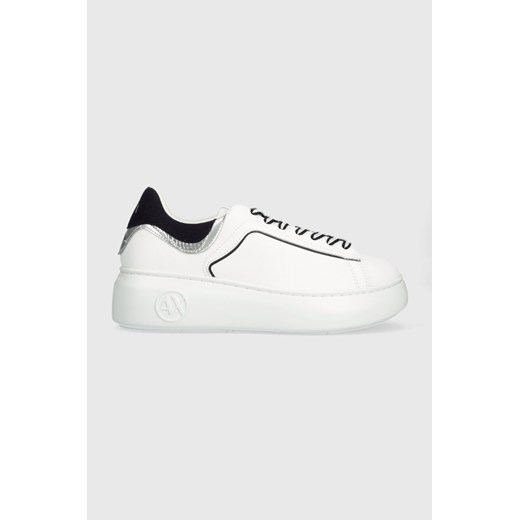 Armani Exchange sneakersy kolor biały XDX108 XV788 T288 ze sklepu ANSWEAR.com w kategorii Buty sportowe damskie - zdjęcie 166485506