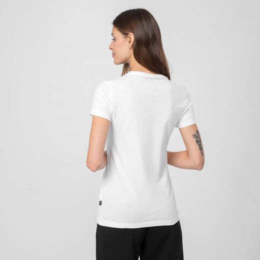 Damski t-shirt z nadrukiem PUMA ESS LOGO TEE - biały Puma promocja Sportstylestory.com