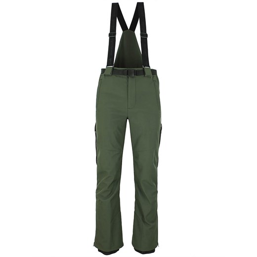 Peak Mountain Softshellowe spodnie narciarskie &quot;Candalo&quot; w kolorze khaki ze sklepu Limango Polska w kategorii Spodnie męskie - zdjęcie 166489168