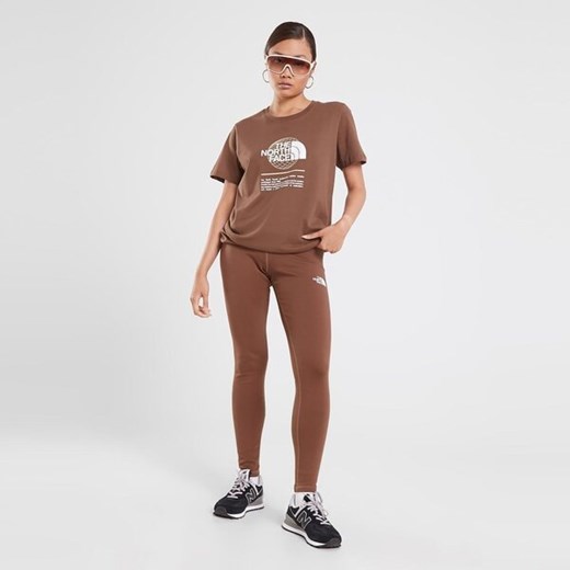 THE NORTH FACE LEGGINGS WORLD GRAPHIC LEGGIN BROWN The North Face L JD Sports 
