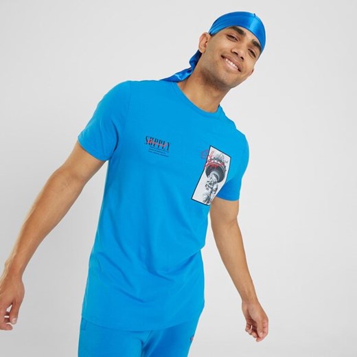 SUPPLY&amp;DEMAND T-SHIRT RIDIN TEE BLUE ze sklepu JD Sports  w kategorii T-shirty męskie - zdjęcie 166491328