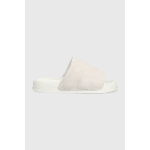 adidas Originals klapki Adilette Essential damskie kolor biały IF3575 ze sklepu PRM w kategorii Klapki damskie - zdjęcie 166493246