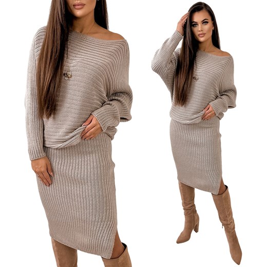 komplet celebi ciemnobeżowy uni Ubra One size UBRA