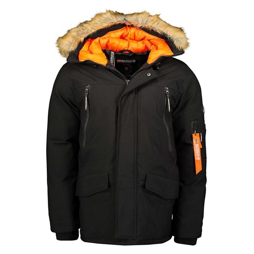 Geographical Norway Parka &quot;Arnold&quot; w kolorze czarnym ze sklepu Limango Polska w kategorii Kurtki męskie - zdjęcie 166497187