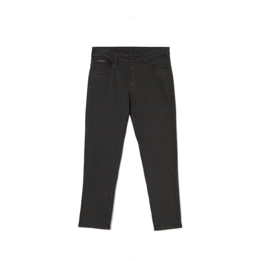 Cropp - Czarne spodnie regular - czarny Cropp 34 Cropp