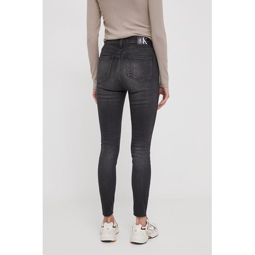 Calvin Klein Jeans jeansy damskie kolor czarny 28 ANSWEAR.com