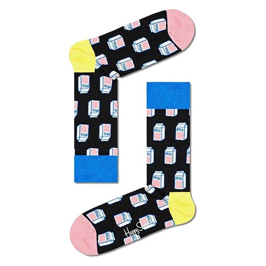 Happy Socks Skarpety w kolorze czarnym ze wzorem Happy Socks 41-46 wyprzedaż Limango Polska