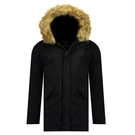 Geographical Norway Parka &quot;Bagway&quot; w kolorze czarnym ze sklepu Limango Polska w kategorii Parki męskie - zdjęcie 166505775