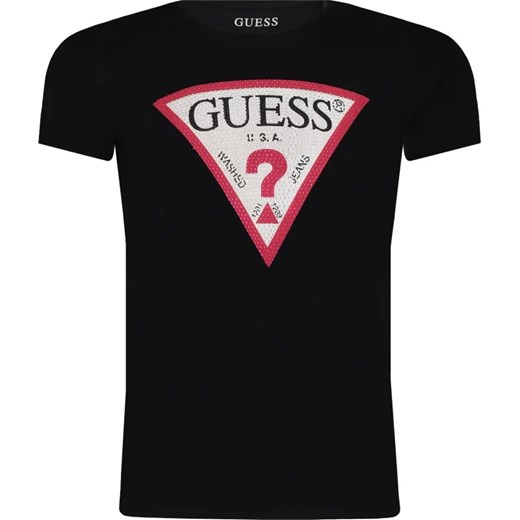 Guess T-shirt | Regular Fit ze sklepu Gomez Fashion Store w kategorii Bluzki dziewczęce - zdjęcie 166514345