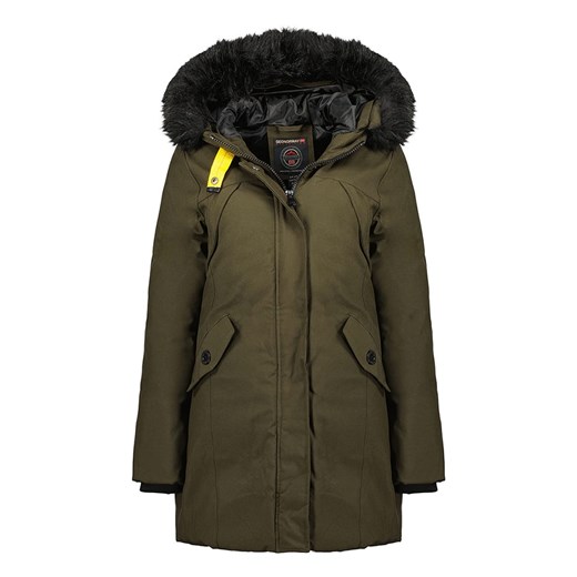 Geographical Norway Parka &quot;Cherifa&quot; w kolorze oliwkowym ze sklepu Limango Polska w kategorii Kurtki damskie - zdjęcie 166515495