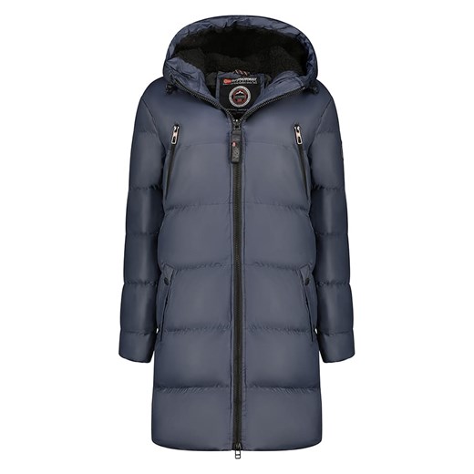 Geographical Norway Parka &quot;Adrianna&quot; w kolorze granatowym ze sklepu Limango Polska w kategorii Kurtki damskie - zdjęcie 166515656