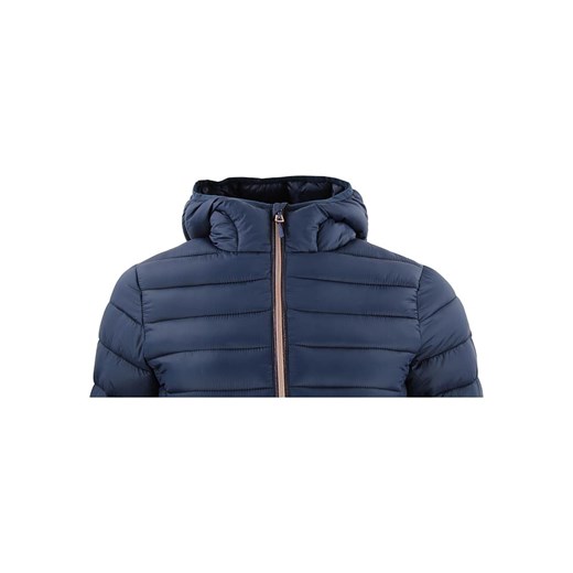 Kurtka damska Peak Mountain niebieska krótka z kapturem 