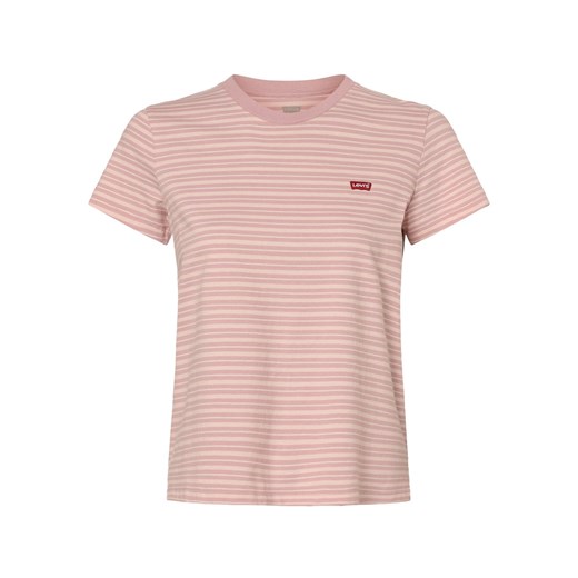 Levi's T-shirt damski Kobiety Bawełna różowy w paski ze sklepu vangraaf w kategorii Bluzki damskie - zdjęcie 166516406