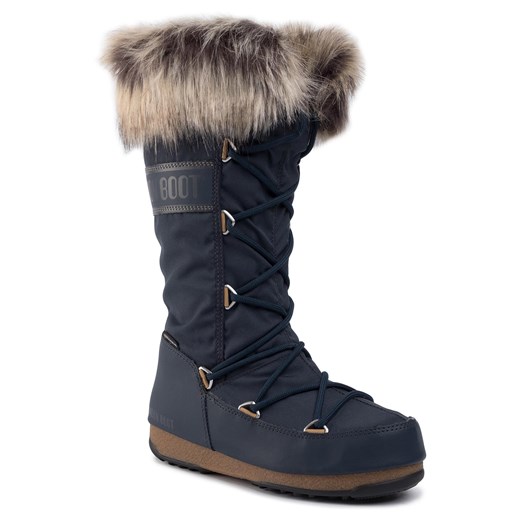 Śniegowce Moon Boot Monaco Wp 2 240087003 Danim Blue Moon Boot 38 eobuwie.pl