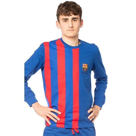 FC Barcelona bawełniana piżama męska 232012, Kolor niebieski, Rozmiar M, FC Fc Barcelona M Primodo