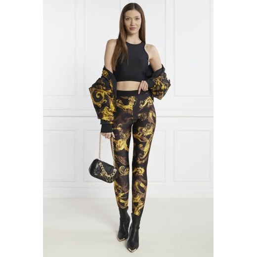 Versace Jeans Couture Legginsy | Slim Fit 40 wyprzedaż Gomez Fashion Store