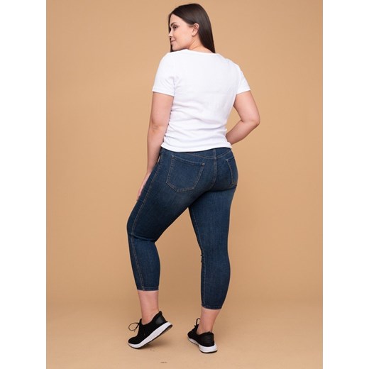 Jeansowe spodnie MODERA 7/8 ze sklepu TONO w kategorii Jeansy damskie - zdjęcie 166543316