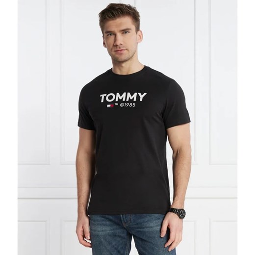 T-shirt męski Tommy Jeans bawełniany z krótkimi rękawami 